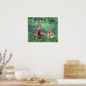 Im Garten bei Maurecourt von Berthe Morisot Poster (Küche)