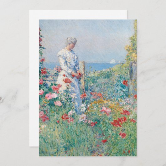 Im Garten | Childe Hassam (Vorne/Hinten)