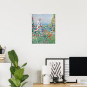 Im Garten | Childe Hassam Poster (Heimbüro)