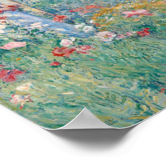 Im Garten | Childe Hassam Poster (Ecke)
