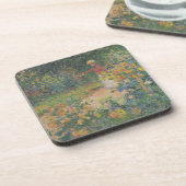 Im Garten - Claude Monet - c1895 Getränkeuntersetzer (Linke Seite)