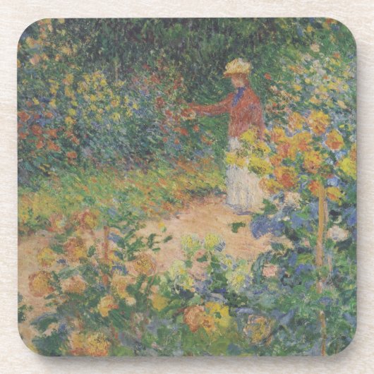 Im Garten - Claude Monet - c1895 Getränkeuntersetzer (Vorderseite)
