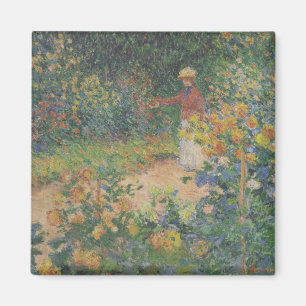 Im Garten - Claude Monet - c1895 Magnet