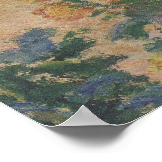 Im Garten - Claude Monet - c1895 Poster (Ecke)