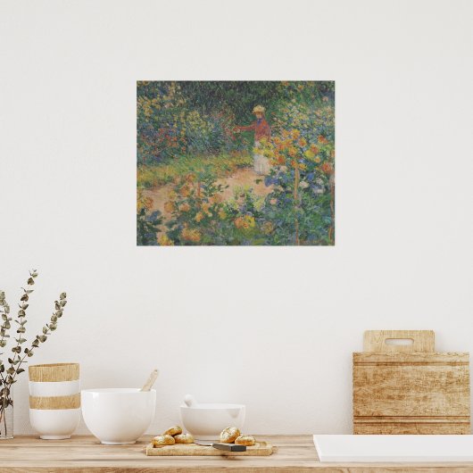 Im Garten - Claude Monet - c1895 Poster (Küche)