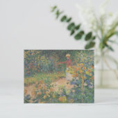 Im Garten - Claude Monet - c1895 Postkarte (Stehend Vorderseite)