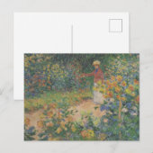 Im Garten - Claude Monet - c1895 Postkarte (Vorne/Hinten)