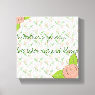 Im Garten der Mutter Leinwanddruck