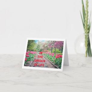 IM GARTEN DES LEBENS - SIE SIND DIE BESTE BLUME KARTE