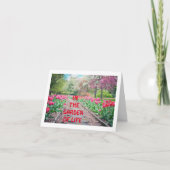 IM GARTEN DES LEBENS - SIE SIND DIE BESTE BLUME KARTE (Vorderseite)