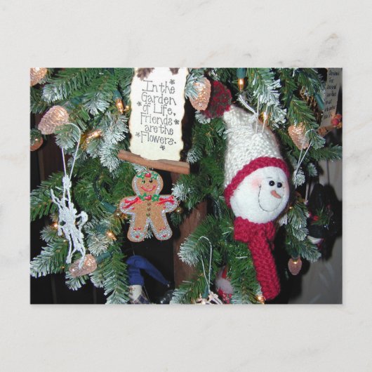 Im Garten des Lebens sind die Blume Card Postkarte (Vorderseite)