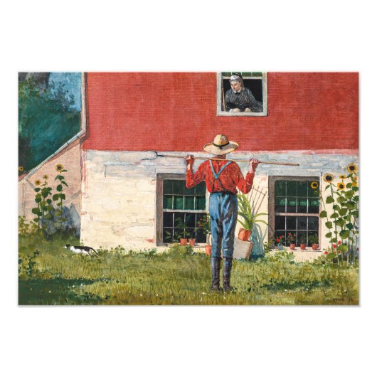 Im Garten Fotodruck (Vorne)