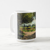 Im Garten Gemälde, Monet Berühmtes Gemälde Kaffeetasse (Vorderseite Links)