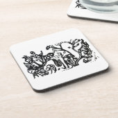 Im Garten Getränkeuntersetzer (Linke Seite)