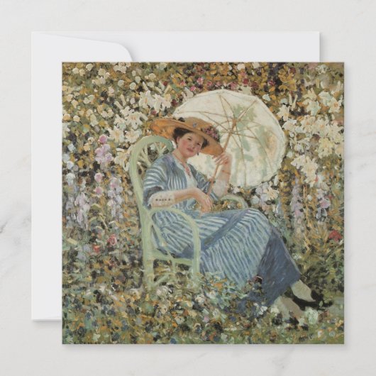 Im Garten, Giverny von Frederick Frieseke (Vorderseite)