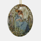 Im Garten, Giverny von Frederick Frieseke Keramik Ornament (Rechts)