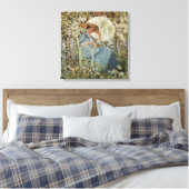 Im Garten, Giverny von Frederick Frieseke Leinwanddruck (Insitu (Schlafzimmer))