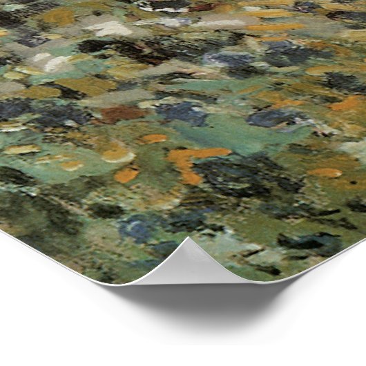 Im Garten, Giverny von Frederick Frieseke Poster (Ecke)