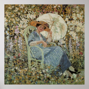 Im Garten, Giverny von Frederick Frieseke Poster