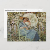 Im Garten, Giverny von Frederick Frieseke Postkarte (Vorne/Hinten)