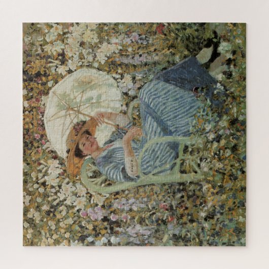 Im Garten, Giverny von Frederick Frieseke Puzzle (Vertikal)