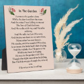 Im Garten Hymn Plaque Fotoplatte (Seite)