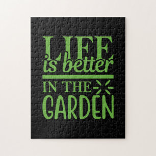 Im Garten ist das Leben besser Puzzle