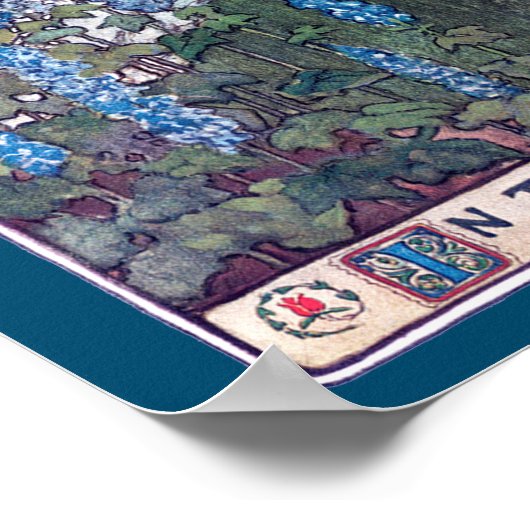 Im Garten, Jessie Willcox Smith Poster (Ecke)