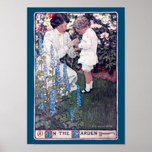 Im Garten, Jessie Willcox Smith Poster