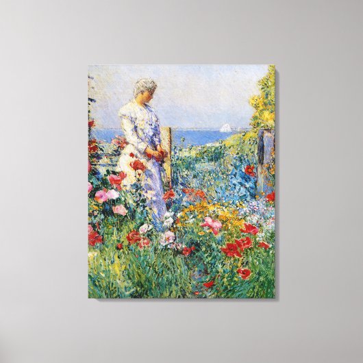 Im Garten Leinwanddruck (Vorderseite)