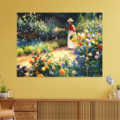 Im Garten Leinwanddruck (Insitu (Wohnzimmer))