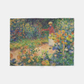 Im Garten, Monet Fleecedecke (Vorderseite (Horizontal))