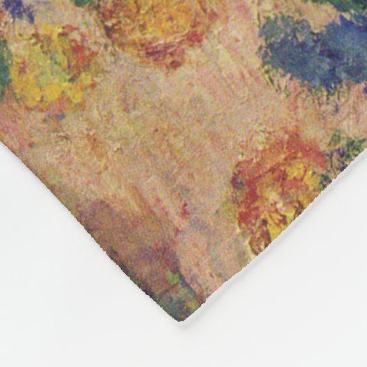 Im Garten, Monet Fleecedecke (Ecke)