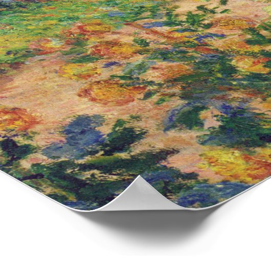 Im Garten, Monet Poster (Ecke)
