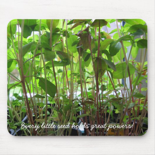 Im Garten Mousepad (Vorne)