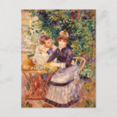 Im Garten Pierre-Auguste Renoir Postkarte (Vorderseite)