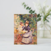 Im Garten Pierre-Auguste Renoir Postkarte (Stehend Vorderseite)