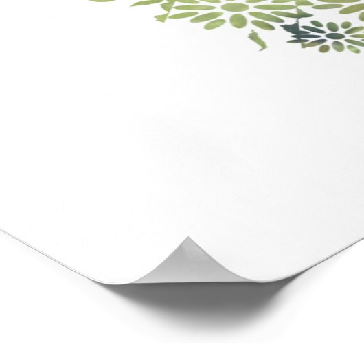 Im Garten Poster (Ecke)