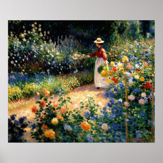Im Garten Poster (Vorne)