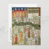 Im Garten Postkarte (Vorne/Hinten)