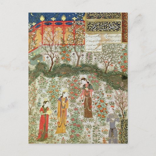 Im Garten Postkarte (Vorderseite)