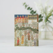 Im Garten Postkarte (Stehend Vorderseite)