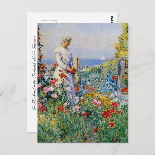 Im Garten Postkarte (Vorne/Hinten)