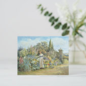 Im Garten Postkarte (Stehend Vorderseite)