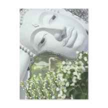 Im Garten - Quan Yin & Blume