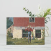 Im Garten (Rustikale Freundschaft) | Winslow Homer (Stehend Vorderseite)