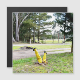 Im Garten verloren Magnetkarte wieder