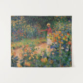 Im Garten von Claude Monet Wandteppich (Vorderseite (Horizontal))