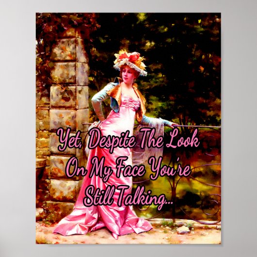 Im Garten von Frederic Soulacroix Poster (Vorne)