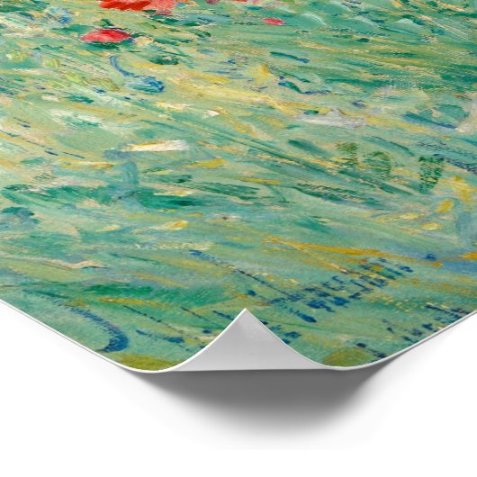 Im Garten von Frederick Childe Hassam Poster (Ecke)